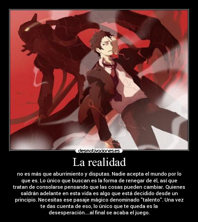 La realidad -