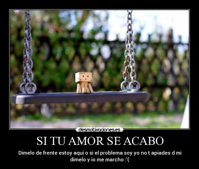SI TU AMOR SE ACABO -
