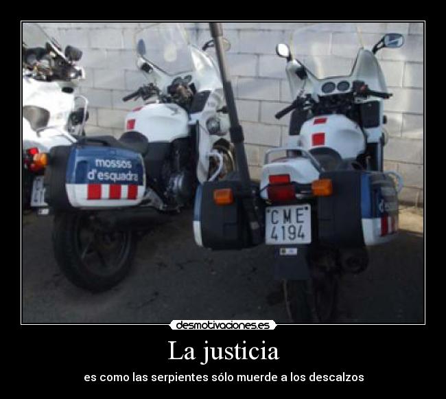 La justicia -