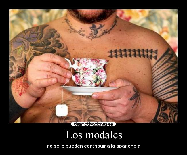 Los modales - 