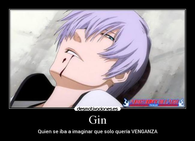 Gin - Quien se iba a imaginar que solo quería VENGANZA