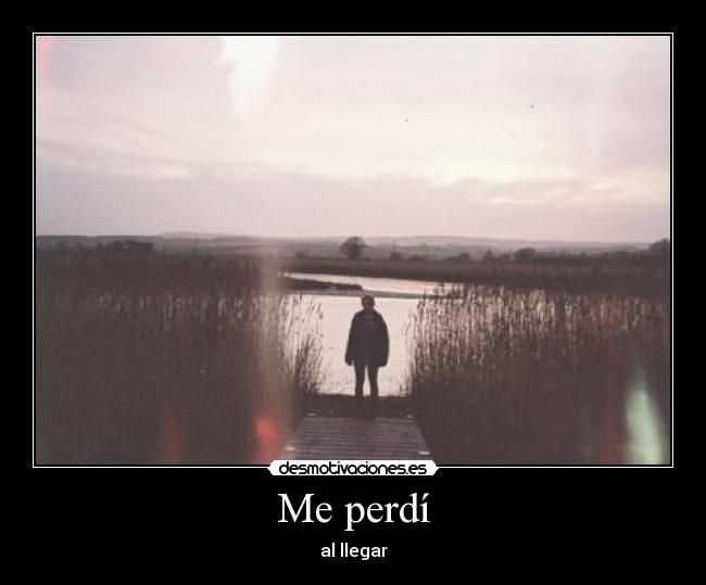 Me perdí - 