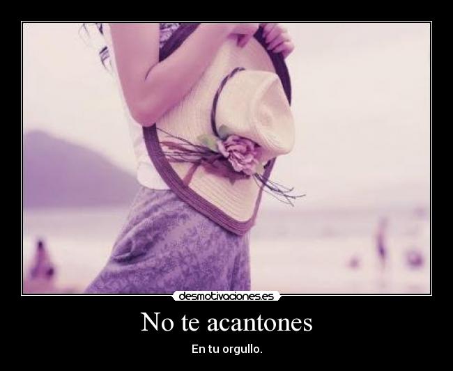 No te acantones - 