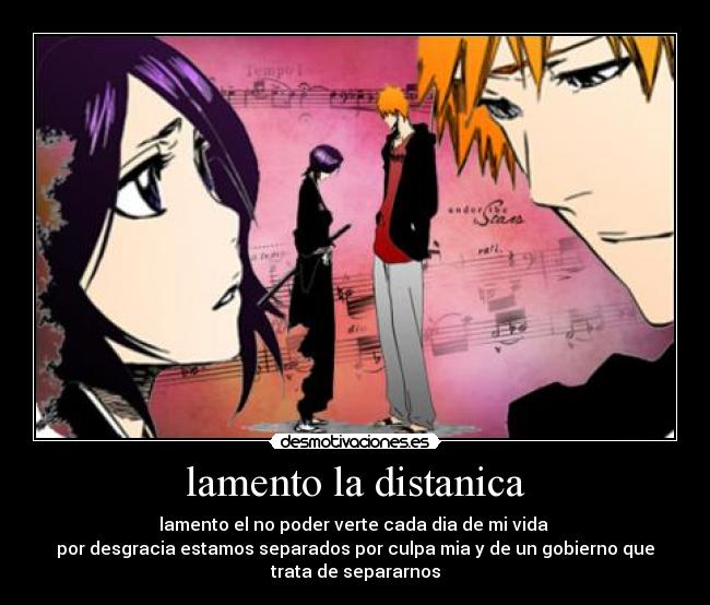 lamento la distanica -