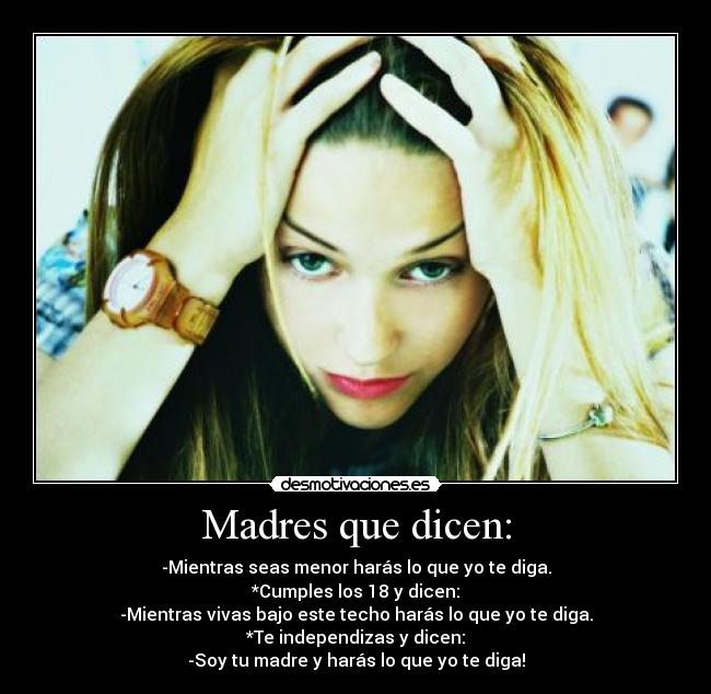 Madres que dicen: -