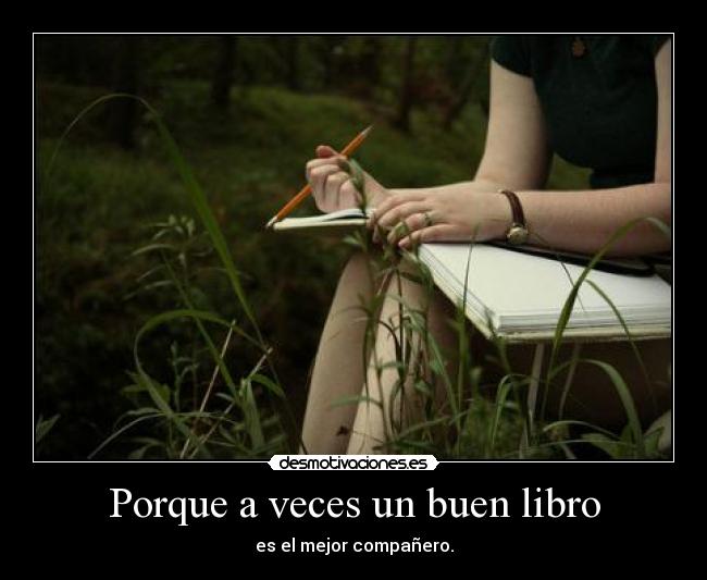 Porque a veces un buen libro - 