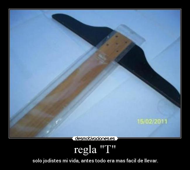 regla T - 