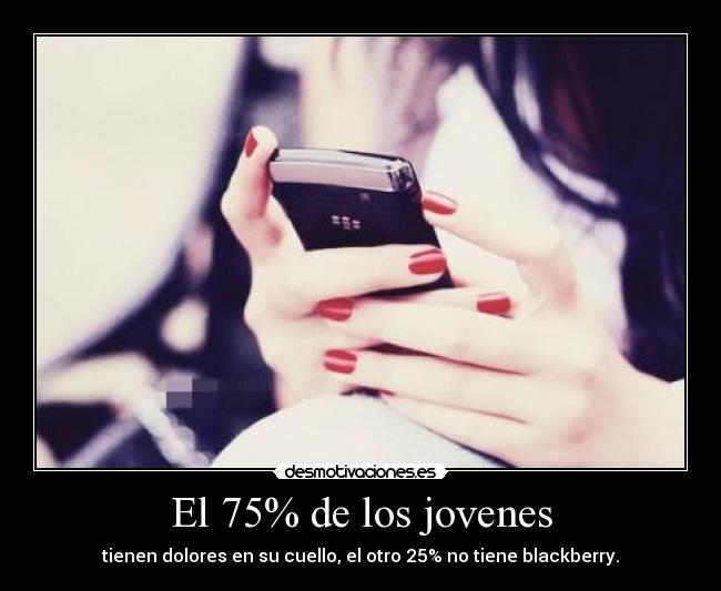 El 75% de los jovenes -