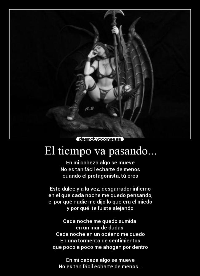 El tiempo va pasando... - 