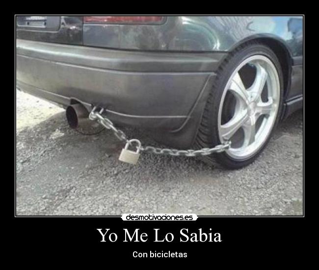 Yo Me Lo Sabia - Con bicicletas