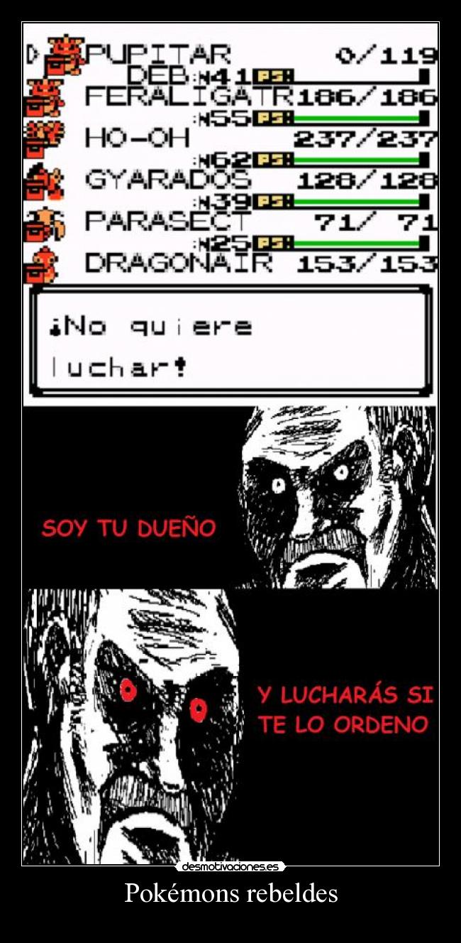 Pokémons rebeldes -