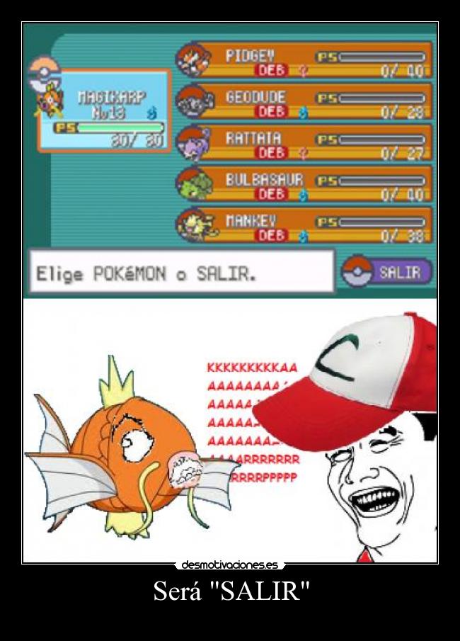 Será SALIR -
