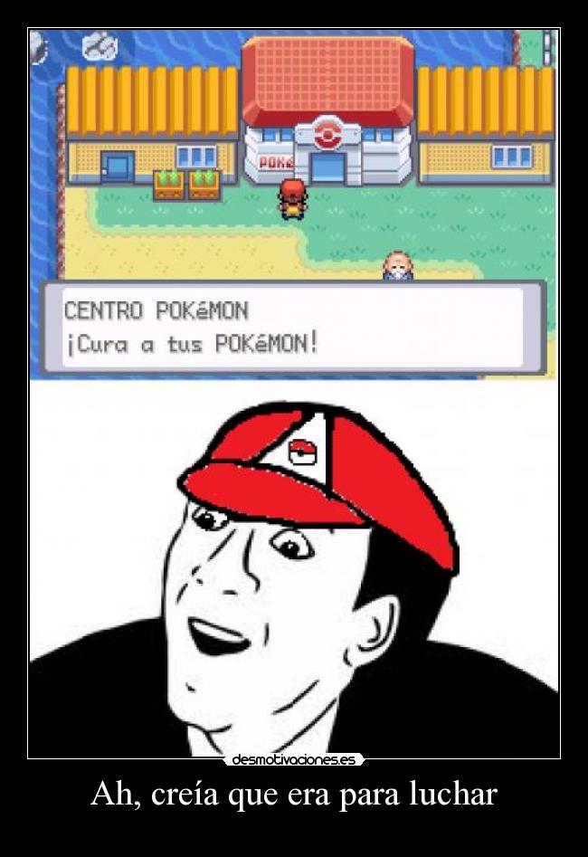 carteles pokemon centro pokemon digas carmin curamos pokemon desmotivaciones