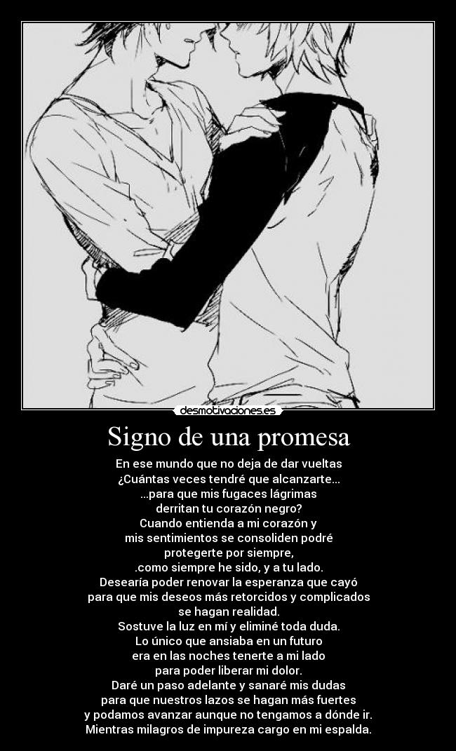 Signo de una promesa -