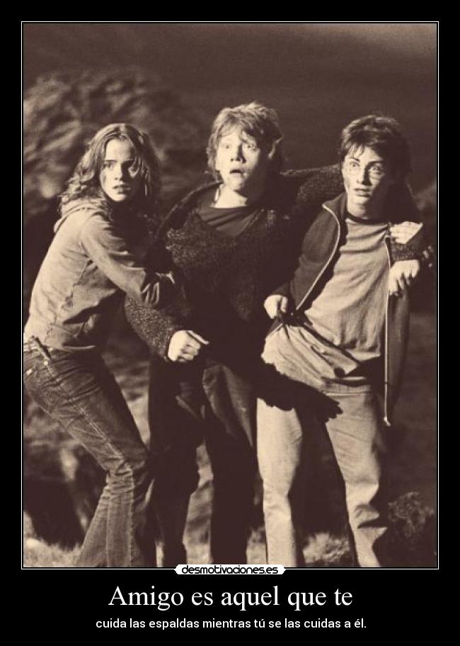 Amigo es aquel que te - 