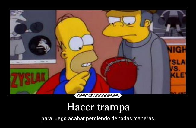 Hacer trampa - 