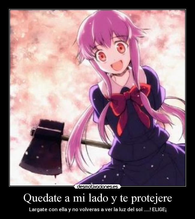 Quedate a mi lado y te protejere -