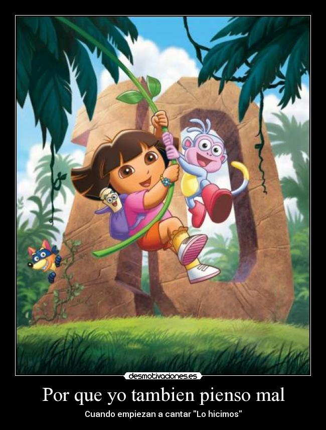 Por que yo tambien pienso mal - Cuando empiezan a cantar Lo hicimos