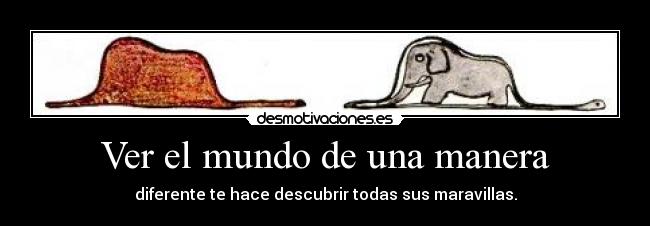 Ver el mundo de una manera -