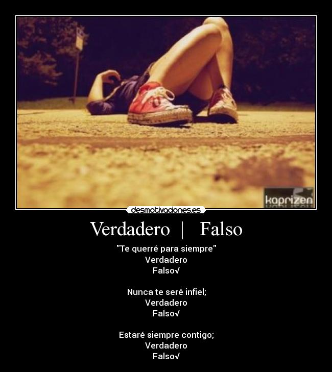 Verdadero  |   Falso - 