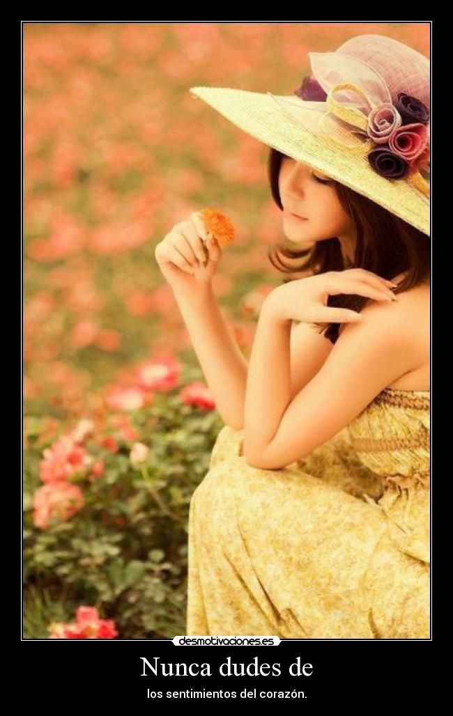 Nunca dudes de -