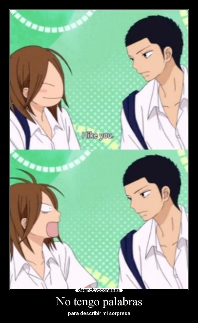 No tengo palabras - para describir mi sorpresa