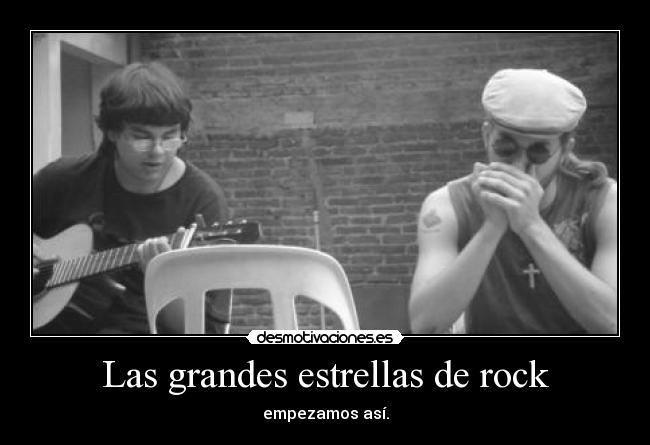 Las grandes estrellas de rock - 