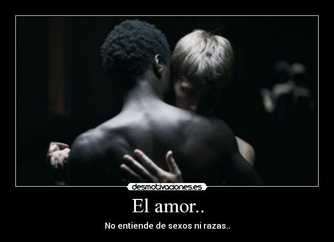 carteles amor amor gay negro desmotivaciones