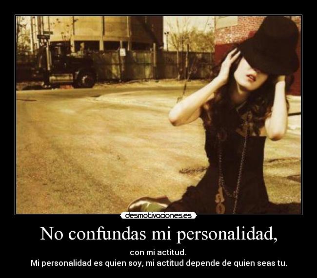 carteles personalidad confundir desmotivaciones