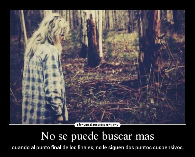 No se puede buscar mas -
