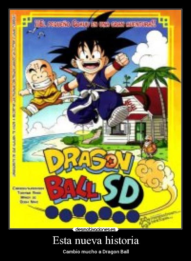 carteles historia dragon ball historia nueva desmotivaciones