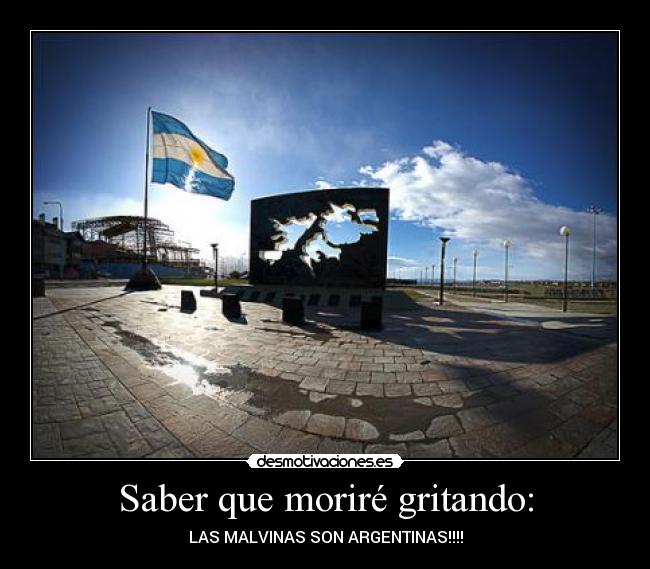 Saber que moriré gritando: - 