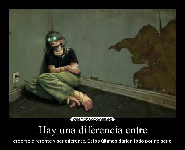 Hay una diferencia entre - 