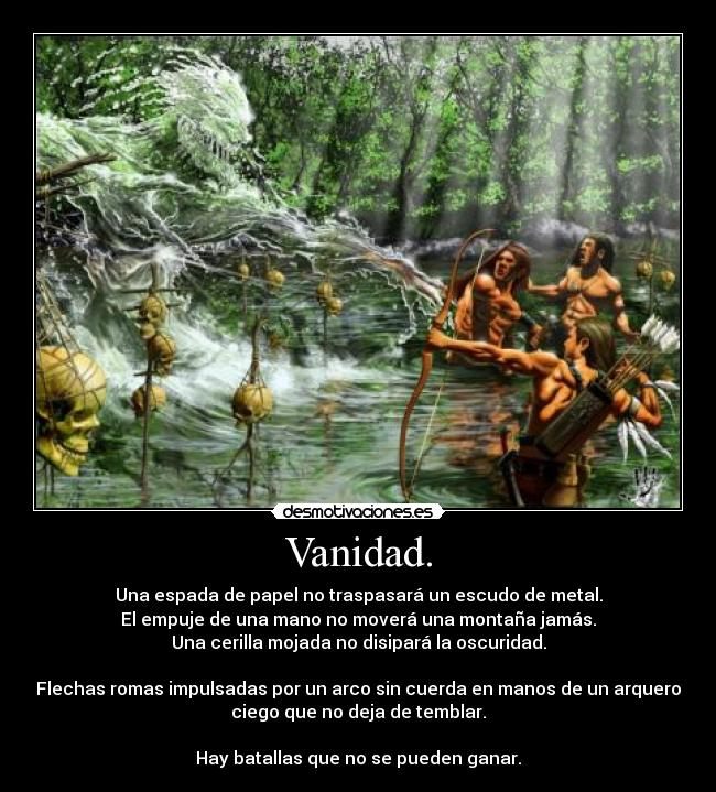 Vanidad. - 