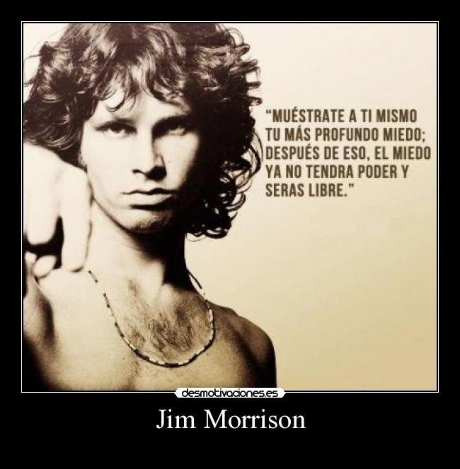 carteles jim morrison desmotivaciones