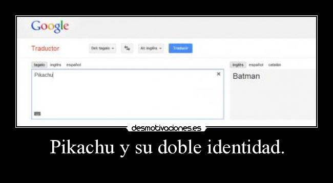 Pikachu y su doble identidad. - 