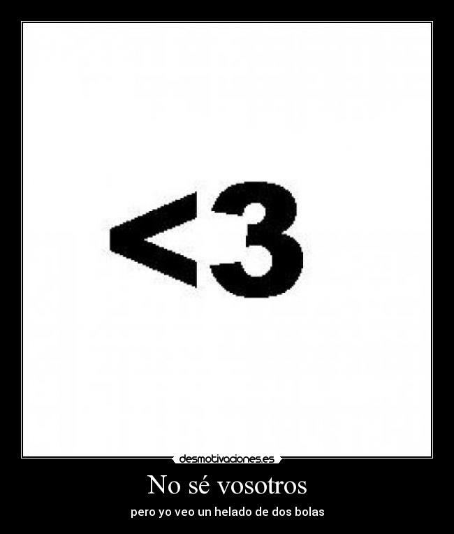 No sé vosotros - pero yo veo un helado de dos bolas