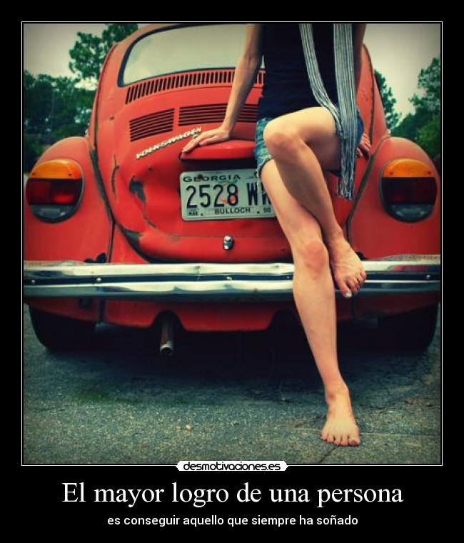 El mayor logro de una persona - 