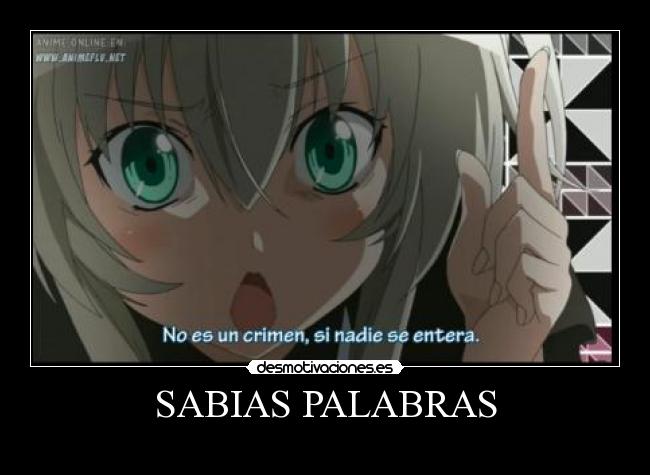 SABIAS PALABRAS -