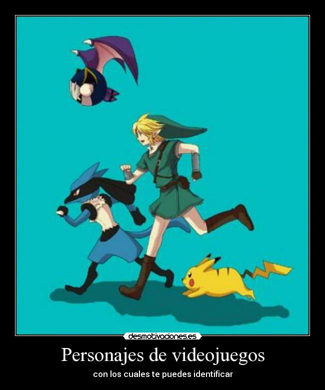 Personajes de videojuegos - con los cuales te puedes identificar