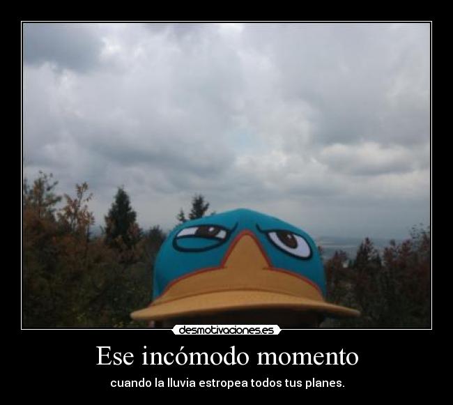 Ese incómodo momento -