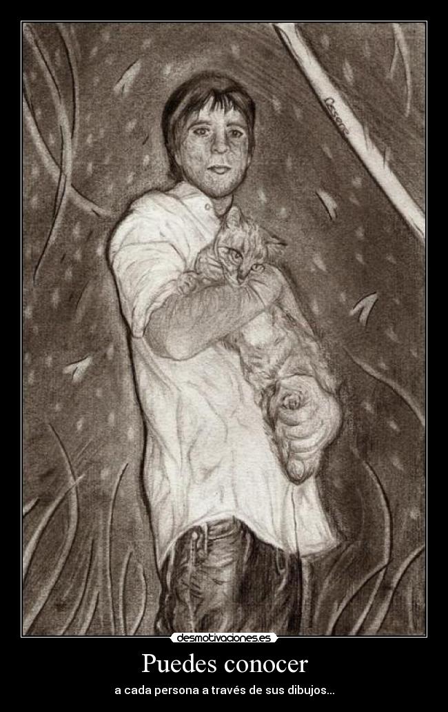 Puedes conocer - a cada persona a través de sus dibujos...