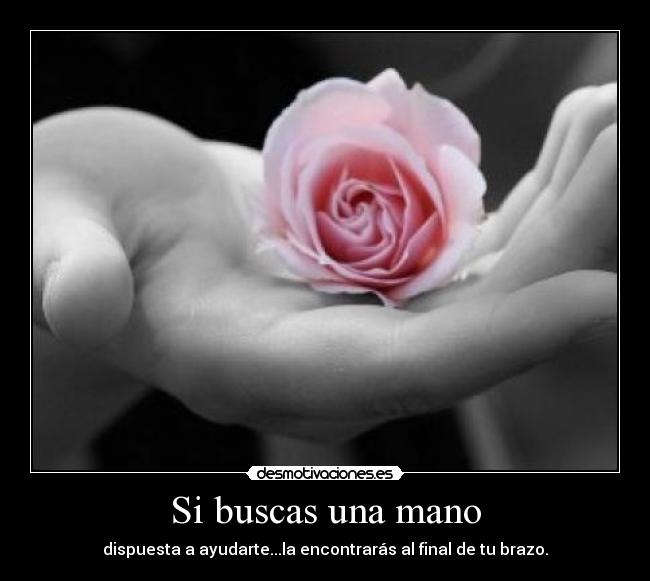 Si buscas una mano - 