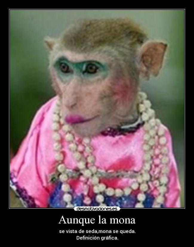 Aunque la mona -