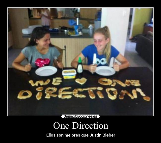 One Direction - Ellos son mejores que Justin Bieber