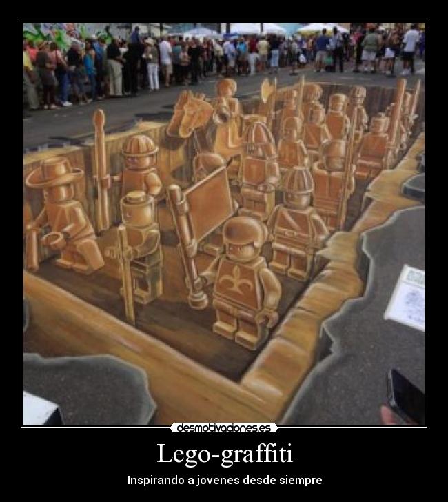 Lego-graffiti -