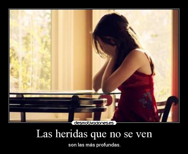 Las heridas que no se ven -