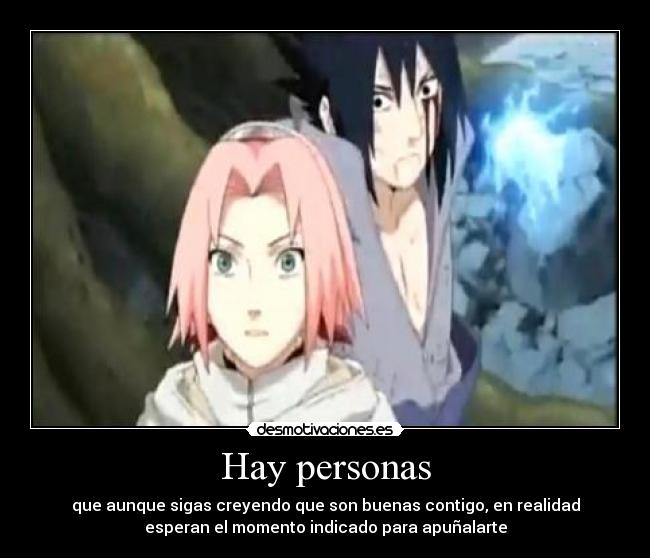 carteles naruto shippuden sasuke uchiha sakura echos reales traicion desmotivaciones