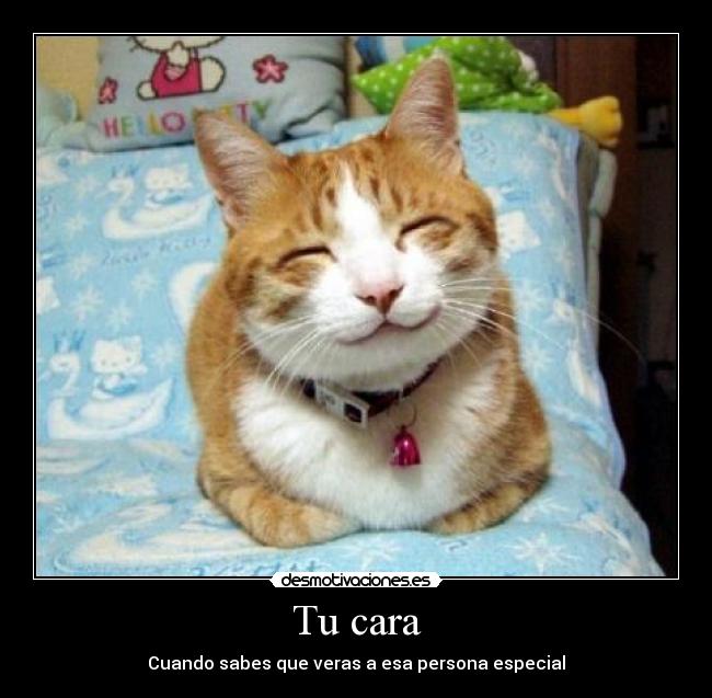 Tu cara - Cuando sabes que veras a esa persona especial