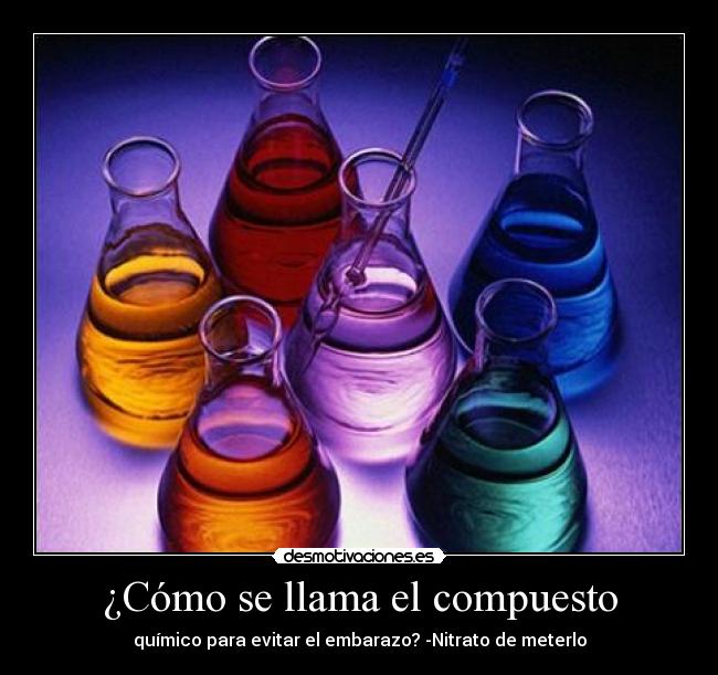 ¿Cómo se llama el compuesto -